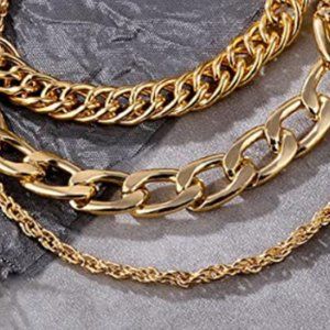 3PC TRENDY MULTI ANKLET/ANKLE BRACELET SET
